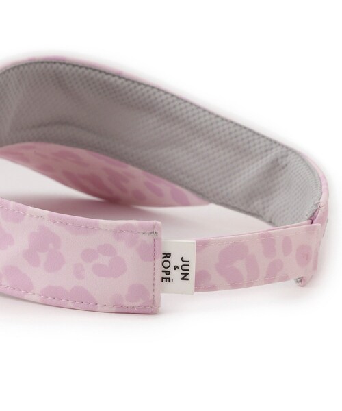 ROPE'（ロペ）の「アニマル柄ラインストーンバイザー（サンバイザー・レディース・グレー/ネイビー/ピンク・F）」の13枚目の写真