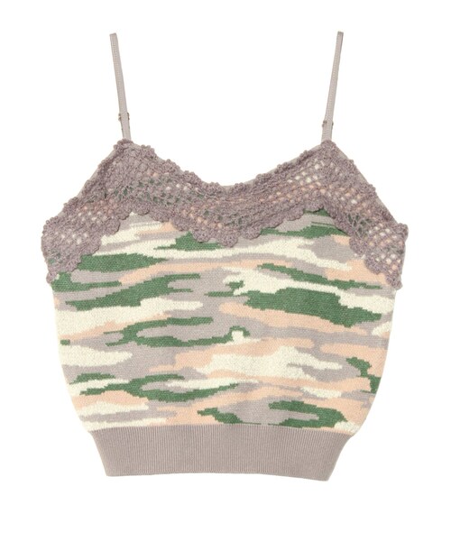 PAMEO POSE（パメオポーズ）の「Heaven Clouds Knit Cami（ニット 