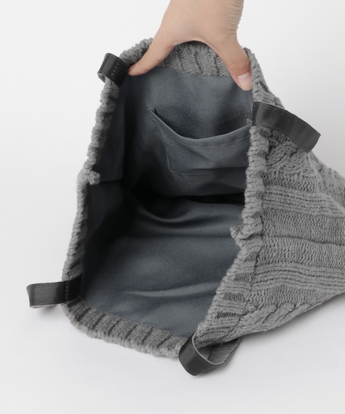 SENSE OF PLACE by URBAN RESEARCH（センスオブプレイスバイアーバンリサーチ）の「ニットトート（トートバッグ・レディース・GRAY/IVORY/MOCHA・FREE）」の10枚目の写真