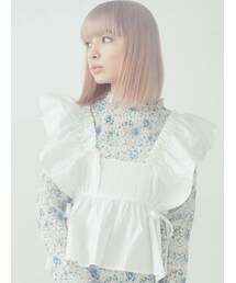 merry jenny | シャーリングレイヤードビスチェ(Tシャツ/カットソー)