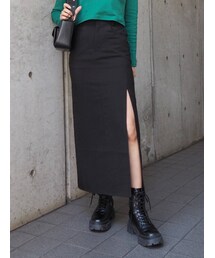 EVRIS | ディープスリットロングスカート(スカート)