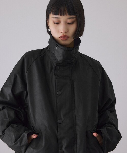 ADAM ET ROPE'（アダムエロペ）の「【J’aDoRe限定】【Barbour（バブアー）】OS TRANSPORT WAX JACKET（その他アウター・レディース・ブラック/カーキ・34/36）」の17枚目の写真