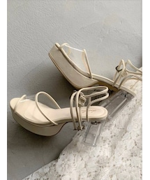 dazzlin | パイピングクリアサンダル(サンダル)