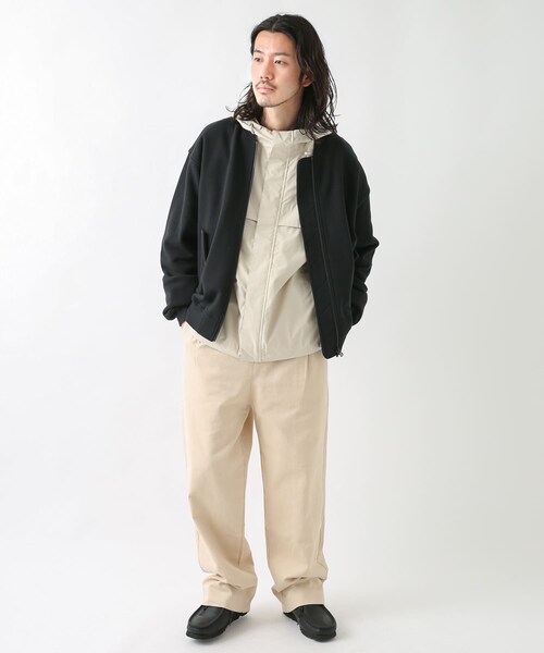 URBAN RESEARCH Sonny Label（アーバンリサーチサニーレーベル）の「裏毛スウェットMA-1ブルゾン（MA-1・メンズ・ライトキャメル/杢グレー/ブラック・M/L）」の16枚目の写真