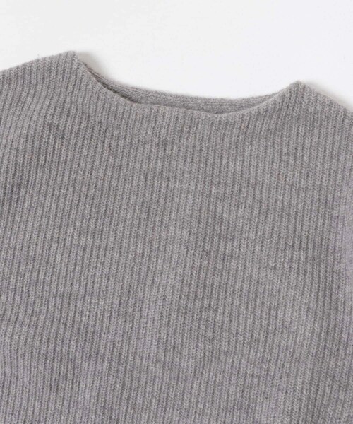 URBAN RESEARCH DOORS（アーバンリサーチドアーズ）の「ハミルトンウール畦ボートネックプルオーバー（ニット/セーター・レディース・MIX GRAY/YELLOW/MIX BROWN・M）」の13枚目の写真