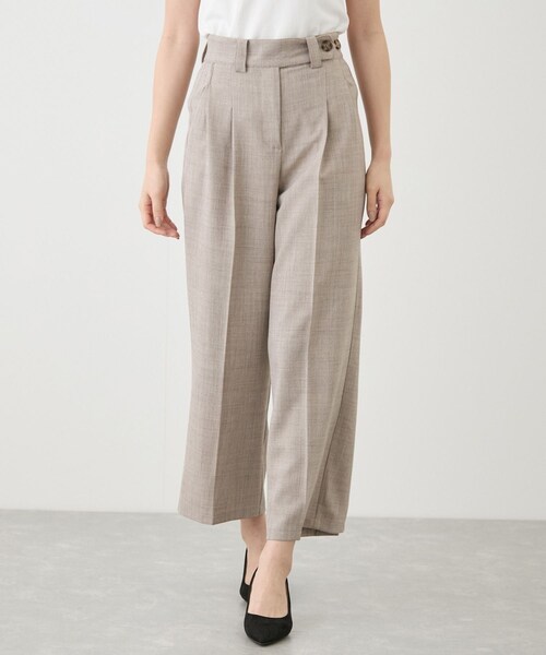 Jayro（ジャイロ）の「リネンライクパンツ（スラックス・レディース・グレー/ベージュ・M）」の4枚目の写真