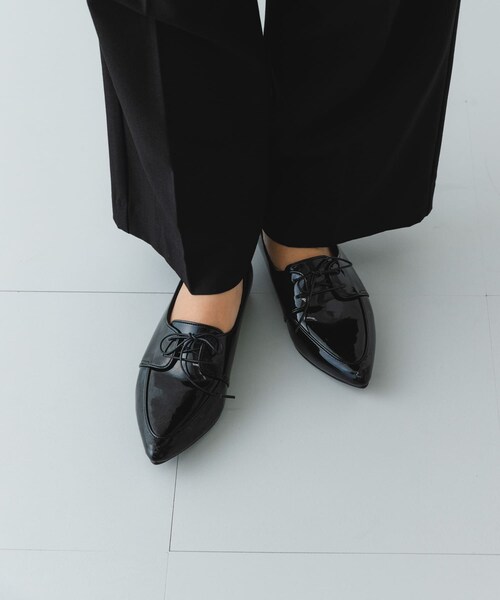 RODE SKO（ロデスコ）の「『MADE IN JAPAN』ポインテッドレースアップシューズ（ドレスシューズ・レディース・MOCHA/BLACK・36/37/38）」の10枚目の写真