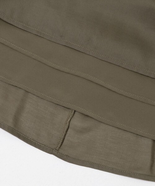 URBAN RESEARCH ROSSO（アーバンリサーチロッソ）の「ドッキングストレートワンピース（ワンピース・レディース・OFF×KHAKI/BLK×BLK・Free）」の2枚目の写真