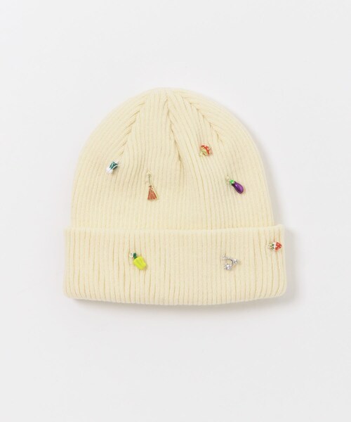 URBAN RESEARCH DOORS(アーバンリサーチドアーズ)の「LY PLAY KNITWATCH(キャップ・レディース・BLACK/WHITE・One)」の1枚目の写真