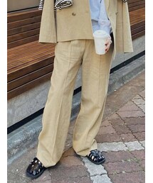 Ungrid | ハイウエストルーズタックパンツ(その他パンツ)