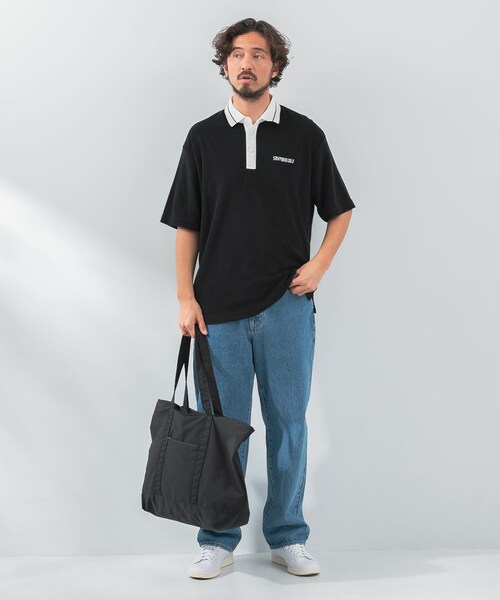 URBAN RESEARCH Sonny Label（アーバンリサーチサニーレーベル）の「OOPS　トートバッグ（トートバッグ・メンズ・Lt.BEIGE/NAVY/BLK・one）」の8枚目の写真