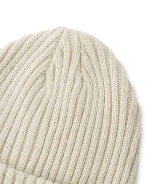 ROPE' PICNIC（ロペピクニック）の「リブニットワッチ（ニットキャップ/ビーニー・レディース・ブラック/ベージュ系/ライトグリーン・F）」の21枚目の写真