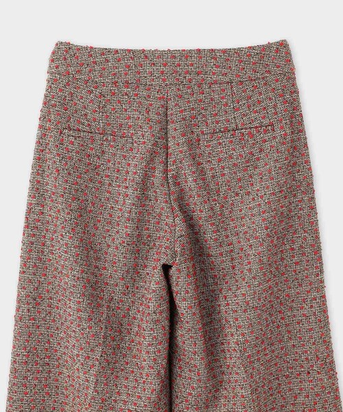 ROPE'（ロペ）の「【Masaco Teranishi（マサコテラニシ）】PAWPAW TWEED TROUSERS｜ツィードパンツ（スラックス・レディース・ダークブラウン・36/38）」の11枚目の写真