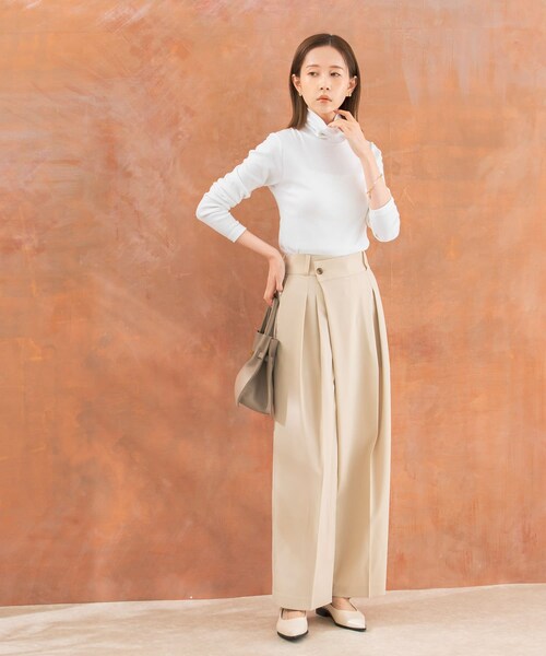 URBAN RESEARCH ROSSO（アーバンリサーチロッソ）の「ラップパンツ（その他パンツ・レディース・beige/gray・36/38）」の22枚目の写真