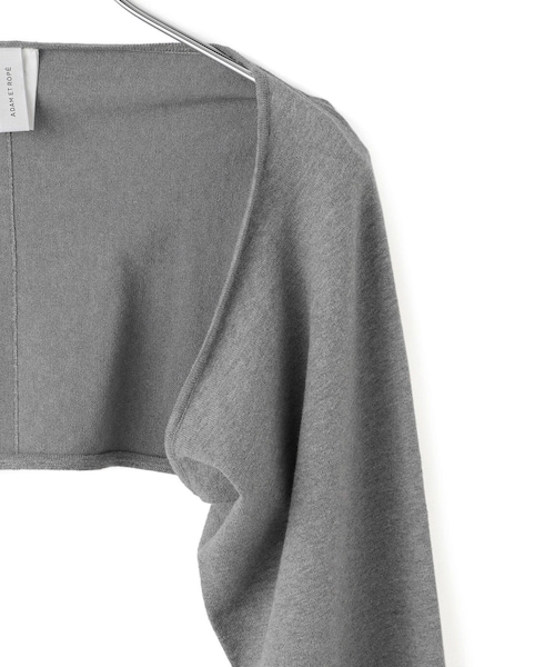 ADAM ET ROPE'（アダムエロペ）の「ボレロニットビスチェ（ベスト・レディース・ブラック/グレー・F）」の20枚目の写真