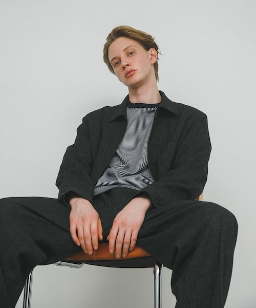 URBAN RESEARCH（アーバンリサーチ）の「LINEN PIN HEAD SPORTS JACKET（ブルゾン・メンズ・TAUPE/BLACK・M/L）」の9枚目の写真