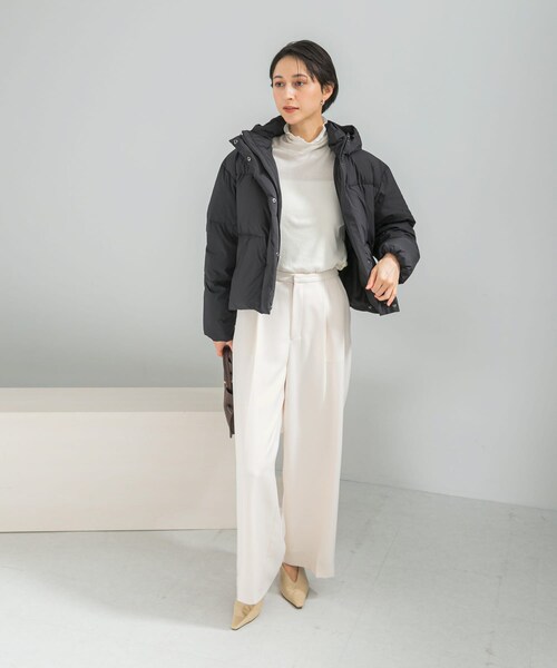 URBAN RESEARCH ROSSO（アーバンリサーチロッソ）の「FRENCH DOWNショートダウンコート（その他アウター・レディース・L/BEIGE/BROWN/BLACK・36/38）」の8枚目の写真