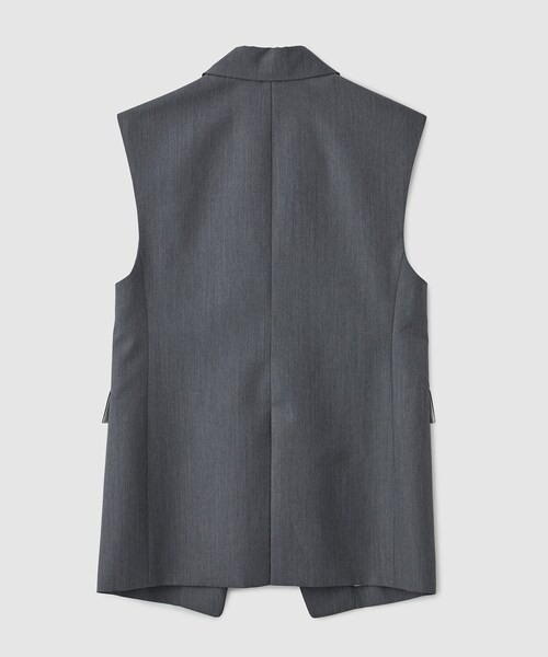 ROPE'(ロペ)の「ウールモヘヤ OVER GILET /セットアップ対応(ベスト・レディース・ブラック系/グレー・F)」の18枚目の写真