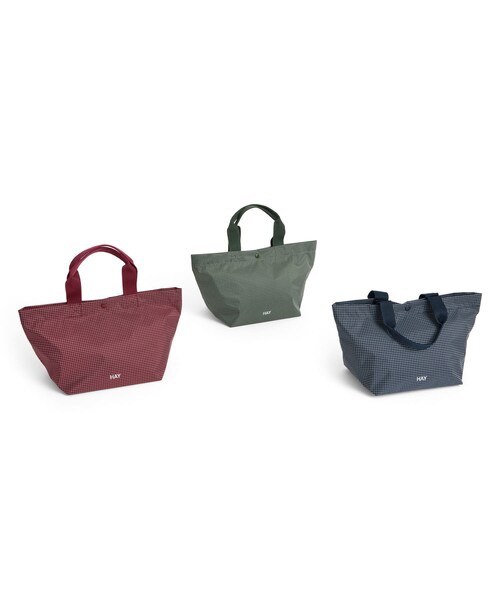 SENSE OF PLACE by URBAN RESEARCH（センスオブプレイスバイアーバンリサーチ）の「HAY　Grid Everyday Bag Mini（ハンドバッグ・メンズ・DarkGreen/DarkBlue/BURGUNDY・One）」の9枚目の写真