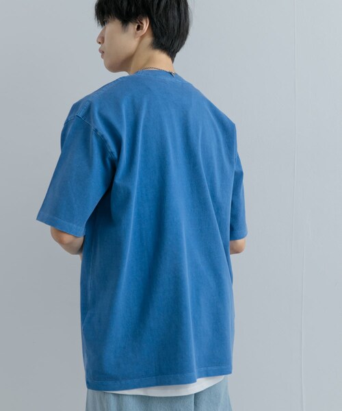 SENSE OF PLACE by URBAN RESEARCH(センスオブプレイスバイアーバンリサーチ)の「フェードロゴグラフィックTシャツ(5分袖)(Tシャツ/カットソー・メンズ・ROYAL BLUE/BLACK/YELLOW・M/L)」の22枚目の写真