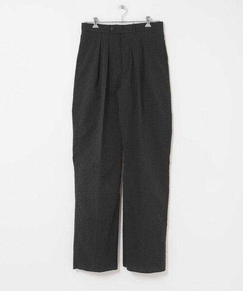 URBAN RESEARCH(アーバンリサーチ)の「『別注』NEAT×URBS DOT'S SEERSUCKER WIDE(その他パンツ・メンズ・BLACK/BROWN・44/46/48/50)」の9枚目の写真