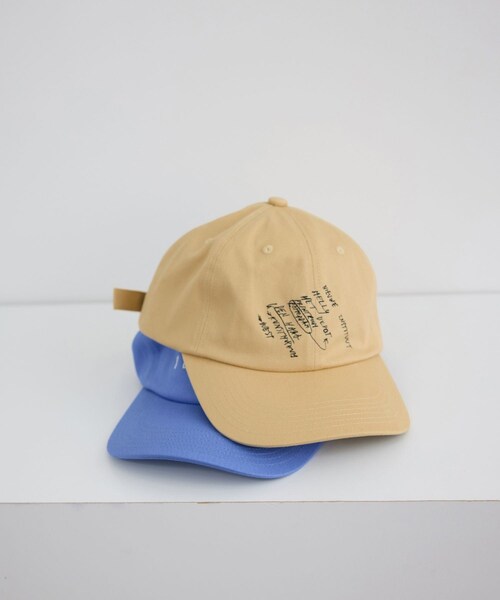 ADAM ET ROPE'（アダムエロペ）の「【LY（エルワイ）】Letter cap（キャップ・レディース・サックス/イエロー系・F）」の2枚目の写真
