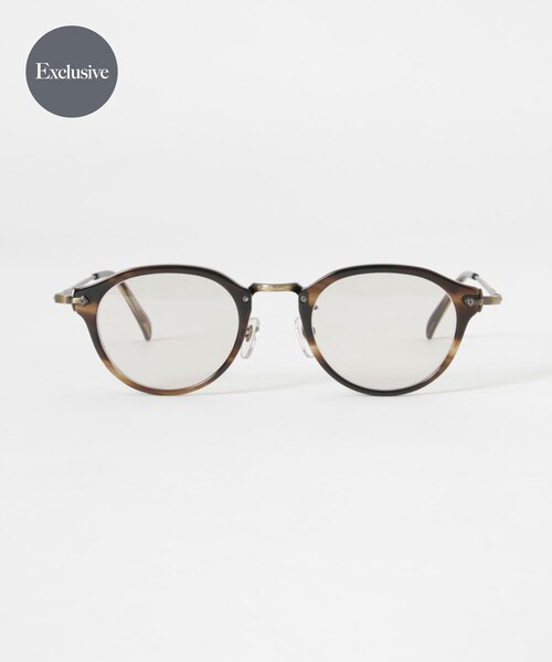 URBAN RESEARCH(アーバンリサーチ)の「『別注』KANEKO OPTICAL×URBAN RESEARCH URA-2(メガネ・メンズ・CHS×GRY/BK×GRY・-)」の2枚目の写真