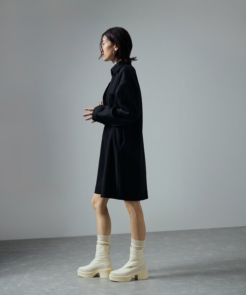 ADAM ET ROPE'(アダムエロペ)の「【THE NORTH FACE(ザ・ノース・フェイス)】カルミア ヌプシ ブーツ ウォータープルーフ(ブーツ・レディース・ブラック/オフホワイト・6/7/8)」の9枚目の写真