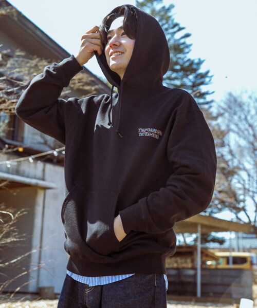 URBAN RESEARCH DOORS(アーバンリサーチドアーズ)の「TGT ロゴプリント フーディ(パーカー・メンズ・OFF/GREEN/BLACK・S/M/L/XL)」の10枚目の写真