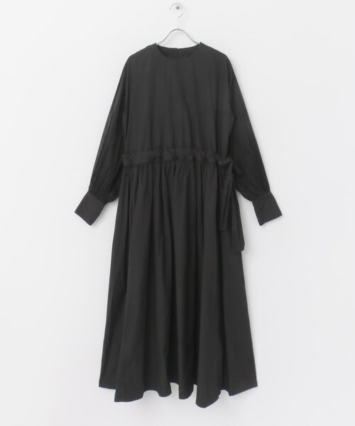 かぐれ（カグレ）の「COSMIC WONDER　Suvin cotton farmer dress（ワンピース・レディース・Ashvioletj/Black・1）」の6枚目の写真