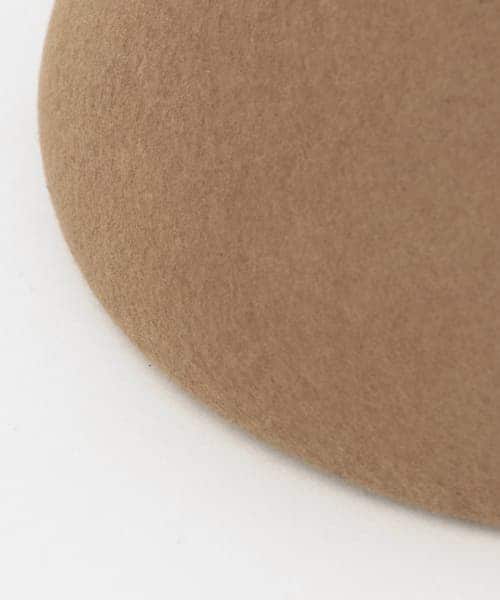 URBAN RESEARCH Sonny Label（アーバンリサーチサニーレーベル）の「ラウンドウールベレー帽∴（ハンチング/ベレー帽・レディース・ブラック/ベージュ/チャコールグレー・one）」の7枚目の写真