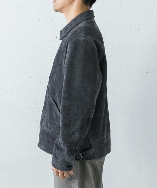 URBAN RESEARCH（アーバンリサーチ）の「GOAT SUEDE SPORTS JACKET（ブルゾン・メンズ・CHARCOAL・M/L）」の12枚目の写真