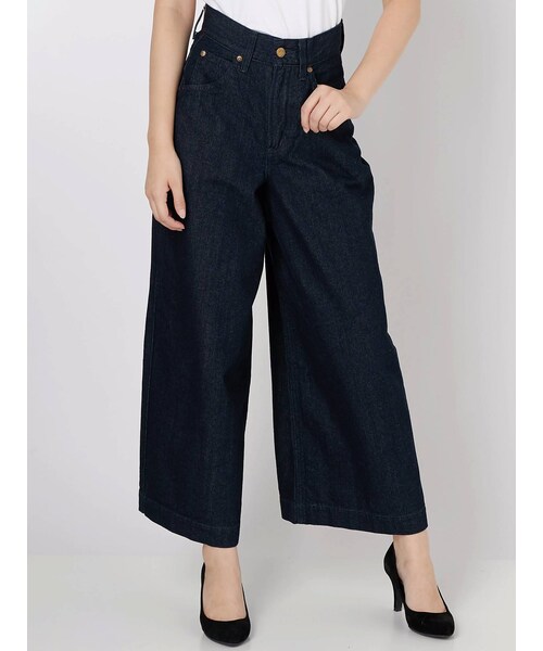 MERCURYDUO(マーキュリーデュオ)の「Lee×MERCURYDUO DENIM WIDE PANTS(その他パンツ・レディース・インディゴ/ブルー・M/S)」の5枚目の写真