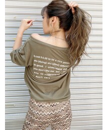 GYDA | BACK SiliconprintTシャツ(Tシャツ/カットソー)