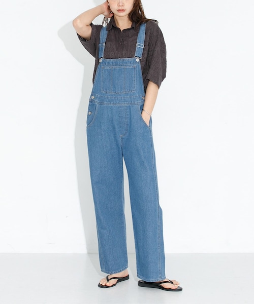 URBAN RESEARCH Sonny Label（アーバンリサーチサニーレーベル）の「デニムオーバーオール（サロペット/オーバーオール・レディース・ワンウォッシュ/インディゴ・FREE）」の2枚目の写真
