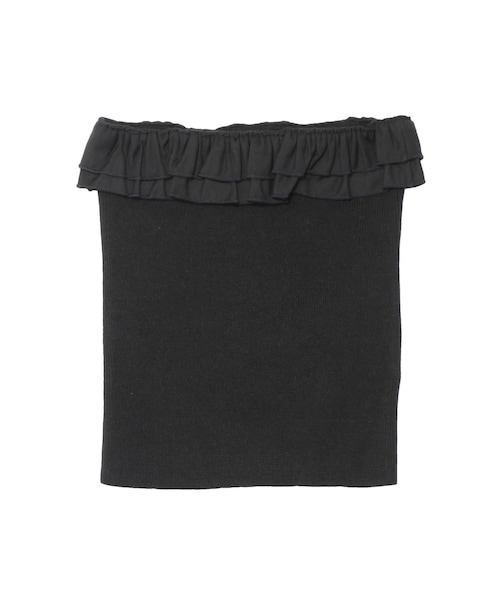 PAMEO POSE（パメオポーズ）の「Perfect Bare Top（その他トップス・レディース・ブラック/ピンク/グリーン・F）」の6枚目の写真