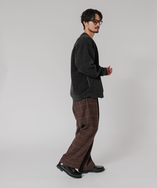 URBAN RESEARCH（アーバンリサーチ）の「モールニットカーディガン（カーディガン/ボレロ・メンズ・NAVY/CHARCOAL/KHAKI/BLACK・M/L）」の12枚目の写真