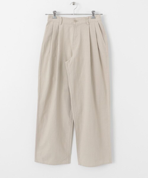 SENSE OF PLACE by URBAN RESEARCH（センスオブプレイスバイアーバンリサーチ）の「ドライタッチワイドパンツ（その他パンツ・メンズ・BLACK/GREIGE/GREEN・M/L）」の22枚目の写真