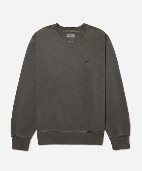 Saturdays NYC(サタデーズ ニューヨークシティ )の「Bowery Snyc Pigment Dyed Crew(スウェット・メンズ・ブラック/サックス・L/M/S/XL/XS)」の4枚目の写真