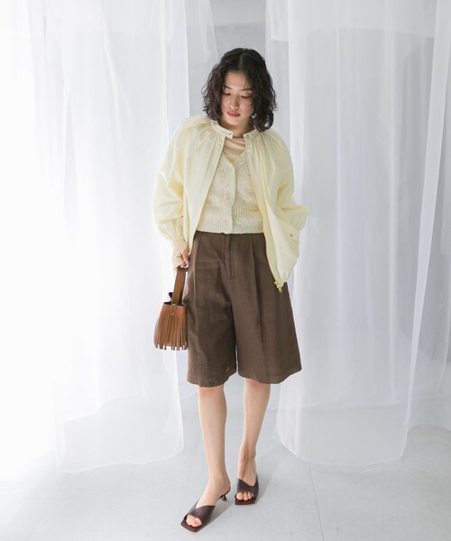 URBAN RESEARCH ROSSO（アーバンリサーチロッソ）の「ギャザーボリュームブルゾン（ブルゾン・レディース・L/KHAKI/OFF WHITE/BLACK・FREE）」の16枚目の写真