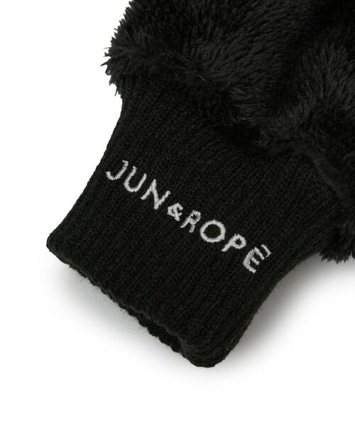 ROPE'（ロペ）の「フリース手甲/Oggi掲載（手袋・レディース・ブラック/グレー/ホワイト・F）」の22枚目の写真