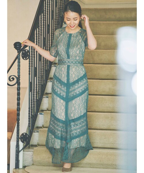 ラグナムーン レースマキシワンピース 【公式通販】