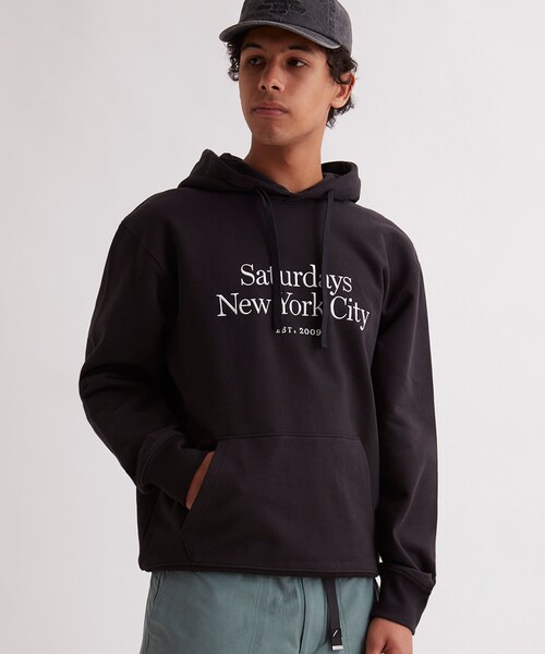Saturdays NYC（サタデーズ ニューヨークシティ ）の「DITCH MILLER STANDARD HOODIE（スウェット・レディース・ブラック/グレー・L/M/S/XL/XS）」の20枚目の写真