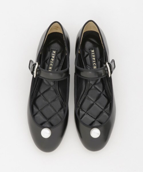 URBAN RESEARCH(アーバンリサーチ)の「PIPPICHIC chu chu pearl mary jane 6(バレエシューズ・レディース・black・36.5/37/37.5)」の4枚目の写真