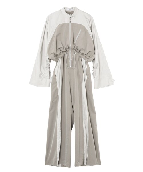 UN3D.（アンスリード）の「SIDE WAVE LINE AIO（つなぎ/オールインワン・レディース・ブラック/ベージュ・36/38）」の4枚目の写真