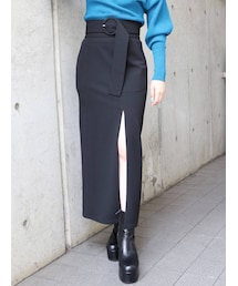 MURUA | ディープスリットペンシルスカート(スカート)