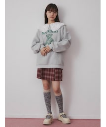 merry jenny | チェックプリーツミニスカート(スカート)