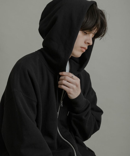 SENSE OF PLACE by URBAN RESEARCH（センスオブプレイスバイアーバンリサーチ）の「『ユニセックス』Wジップパーカー（パーカー・メンズ・IVORY/BLACK/GRAY/RED・M/L）」の2枚目の写真
