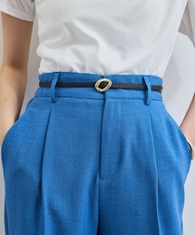 VIS | 10ｍｍ巾変形メタルバックルピンレスベルト(ベルト)