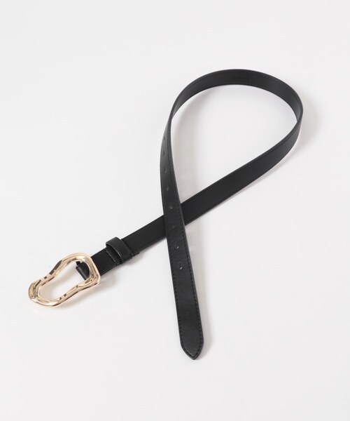 URBAN RESEARCH ROSSO（アーバンリサーチロッソ）の「LE VERNIS　POIRE BELT（ベルト・レディース・ブラック/ブラウン/モカ・-）」の6枚目の写真